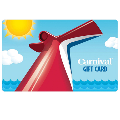 CARNIVAL CRUISE LINE<sup>&reg;</sup>  It doesn’t matter where you cruise to. There’s Carnival-style fun waiting at every port. We visit hundreds around the world, and your sailing will stop in at least a few. Redeem for a Gift Card and book the cruise of your choice.