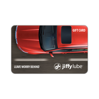 JIFFY LUBE<sup>&reg;</sup> $25 Gift Card - Come see our trained experts for an oil-change, preventive maintenance and more.